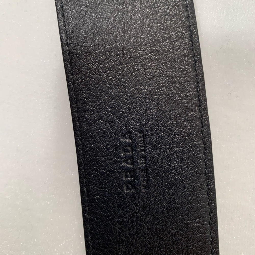 Prada authentic belt. Butter soft black strap - Picture 8 of 8